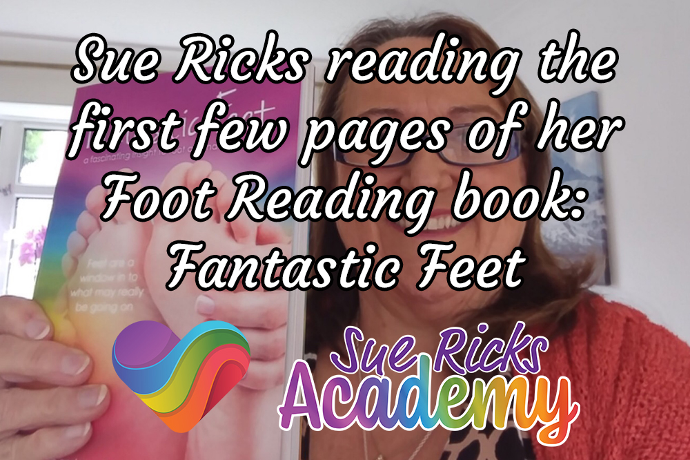 Sue Ricks reading the first few pages of her Foot Reading book - Fantastic Feet